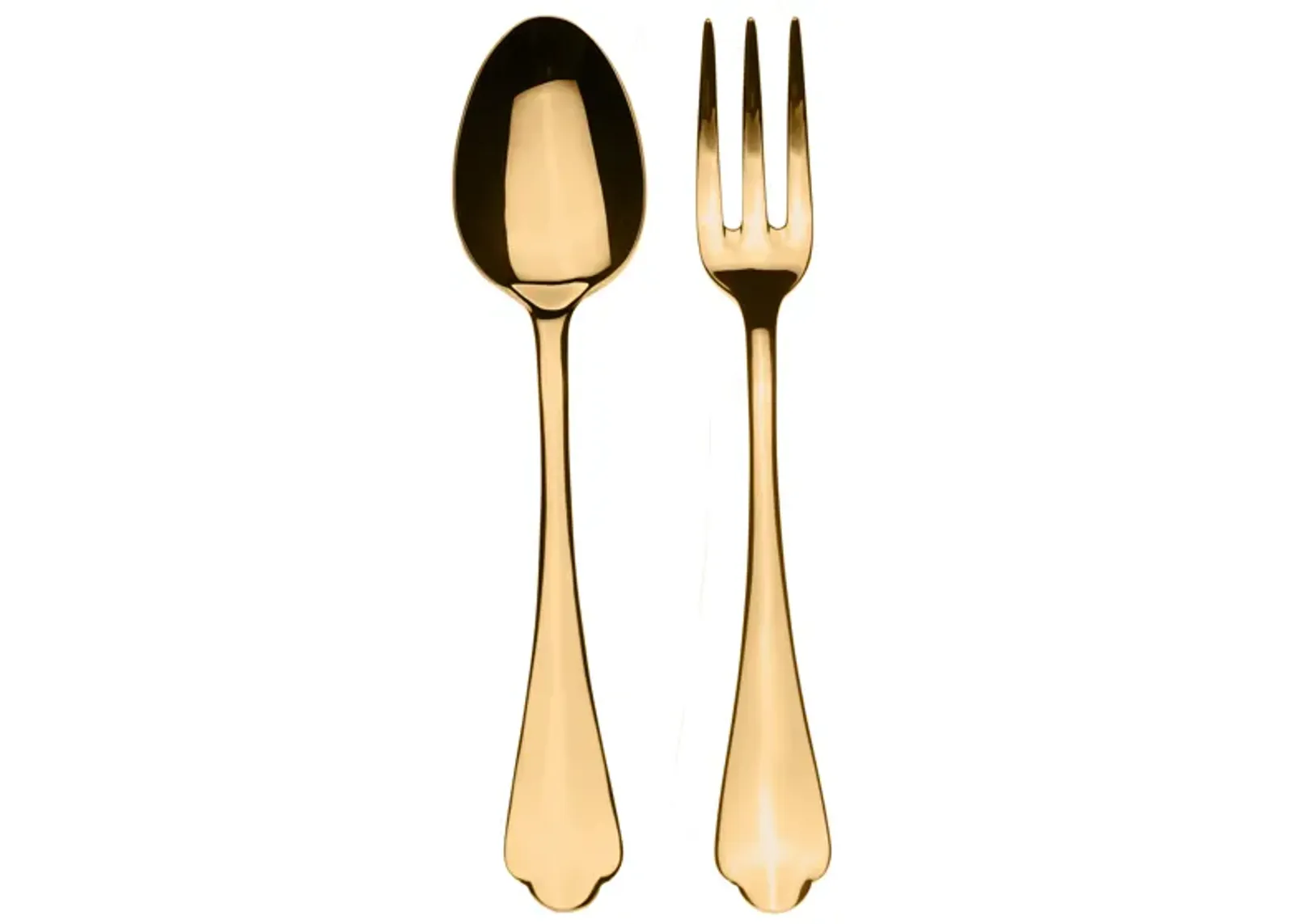 Dolce Vita Gold Serving Set 2 Pieces