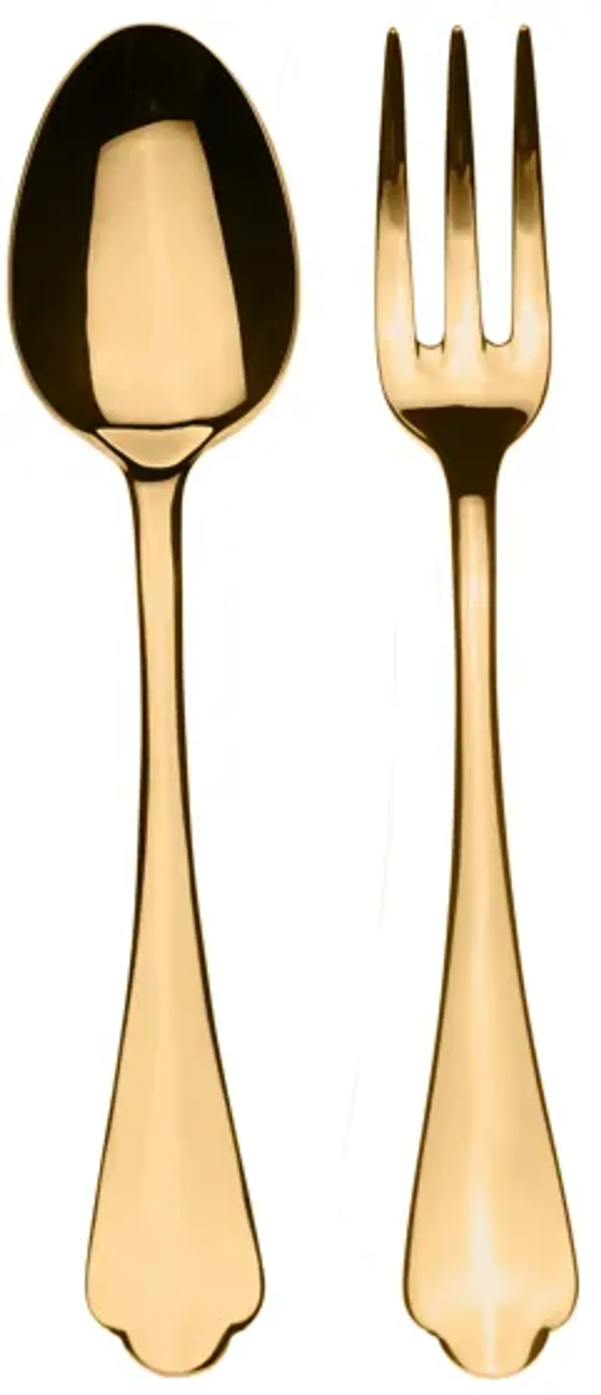 Dolce Vita Gold Serving Set 2 Pieces