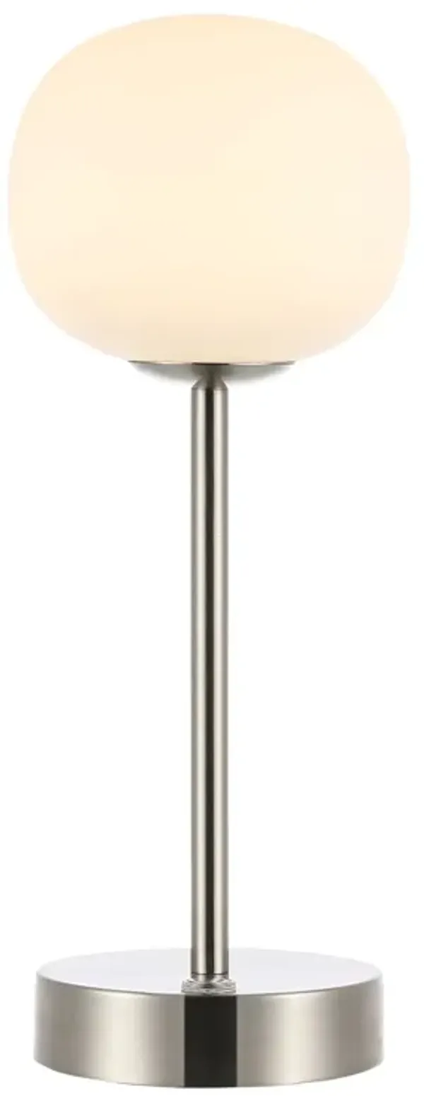 Natalia Modern Minimalist Iron Rechargeable Integrated LED Table Lamp