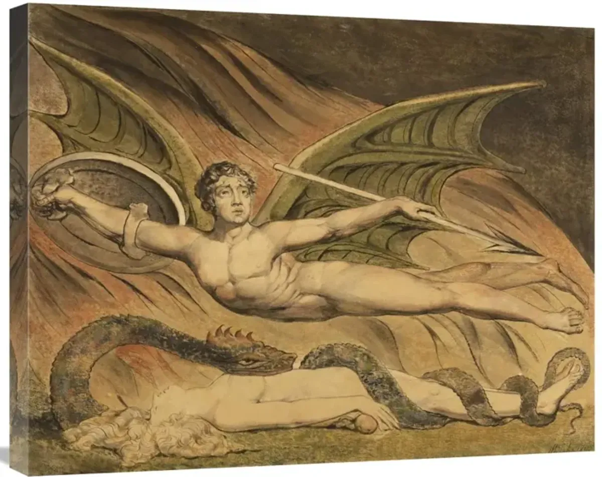 Satan Exulting over Eve-Canvas Art-28x22
