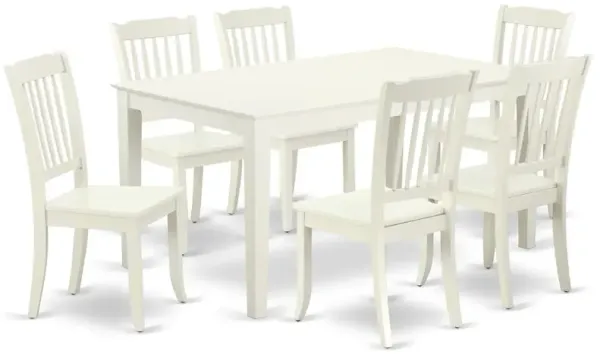 Dining Room Set Linen White
