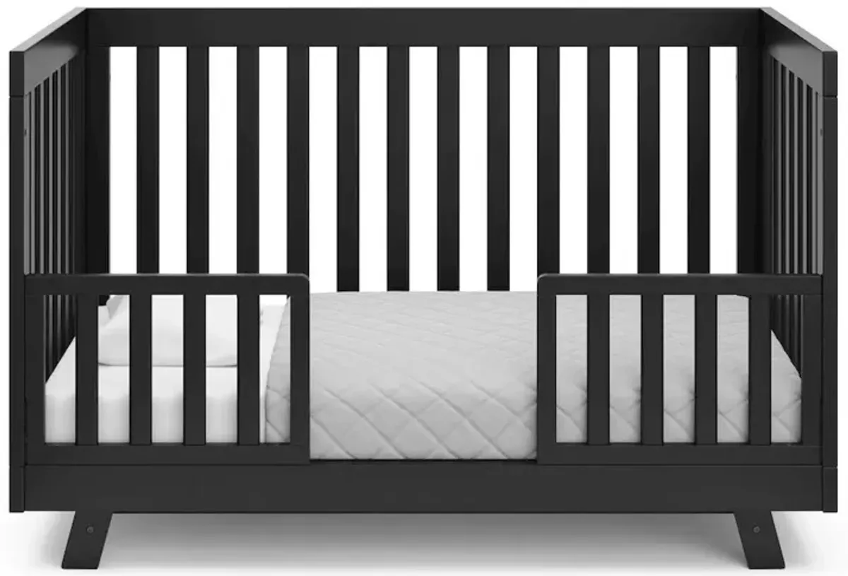 Storkcraft Beckett 3-in-1 Convertible Crib (Black)