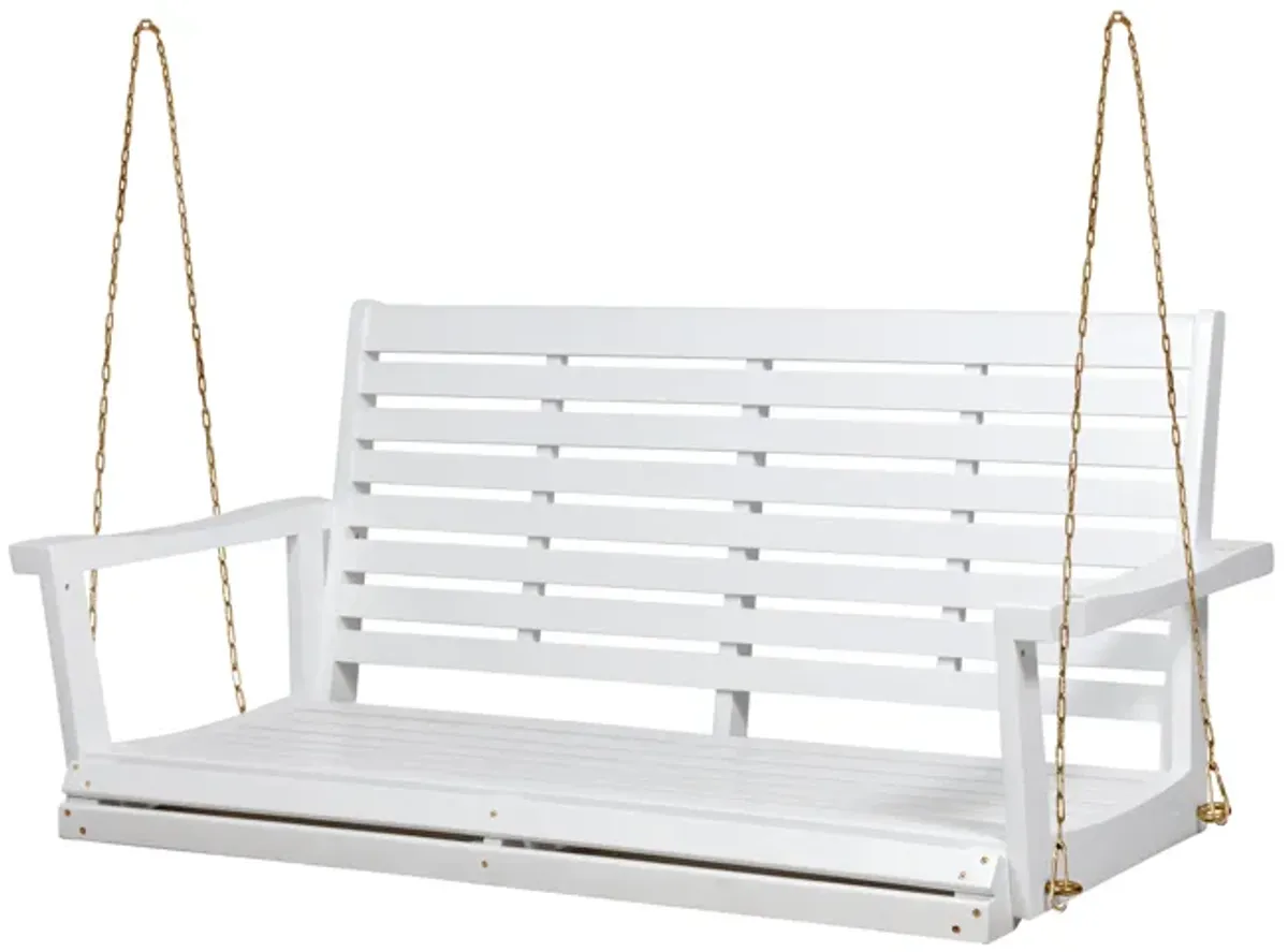 Merax Swing Chair Bench Patio Wooden Porch Swing