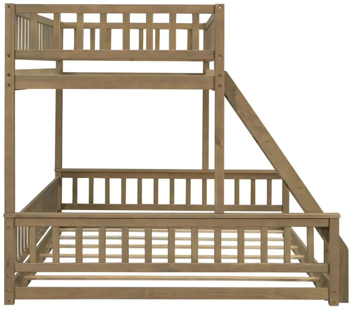 Merax Bunk Bed with Ladder and Guardrails