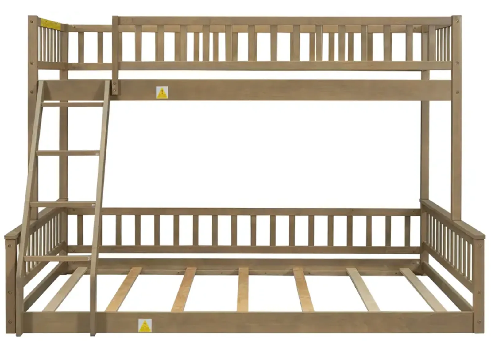 Merax Bunk Bed with Ladder and Guardrails