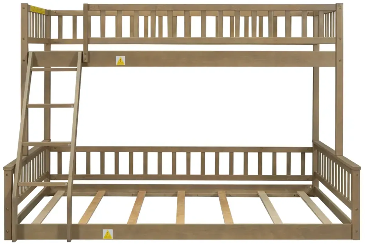 Merax Bunk Bed with Ladder and Guardrails