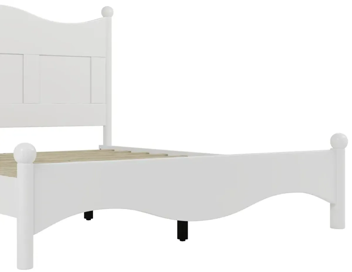 Merax Elegant Design Wood Platform Bed with Headboard