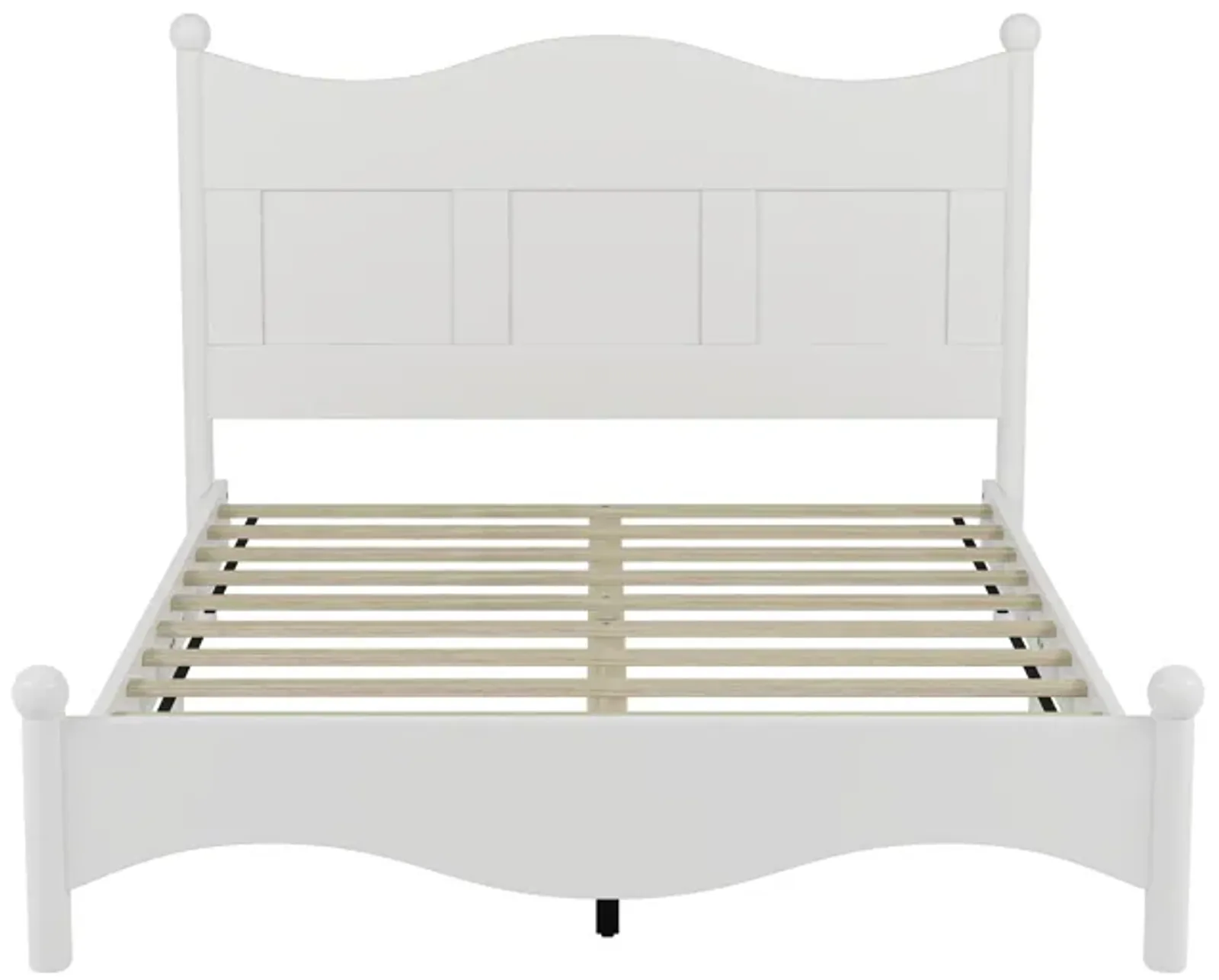 Merax Elegant Design Wood Platform Bed with Headboard