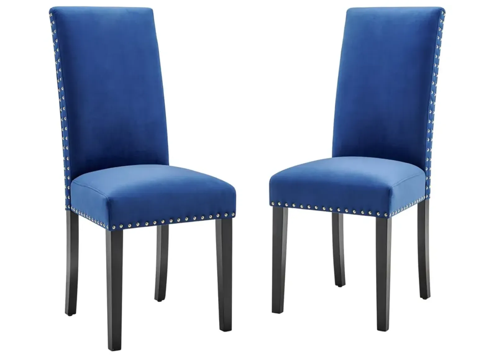 Parcel Performance Velvet Dining Side Chairs - Set of 2