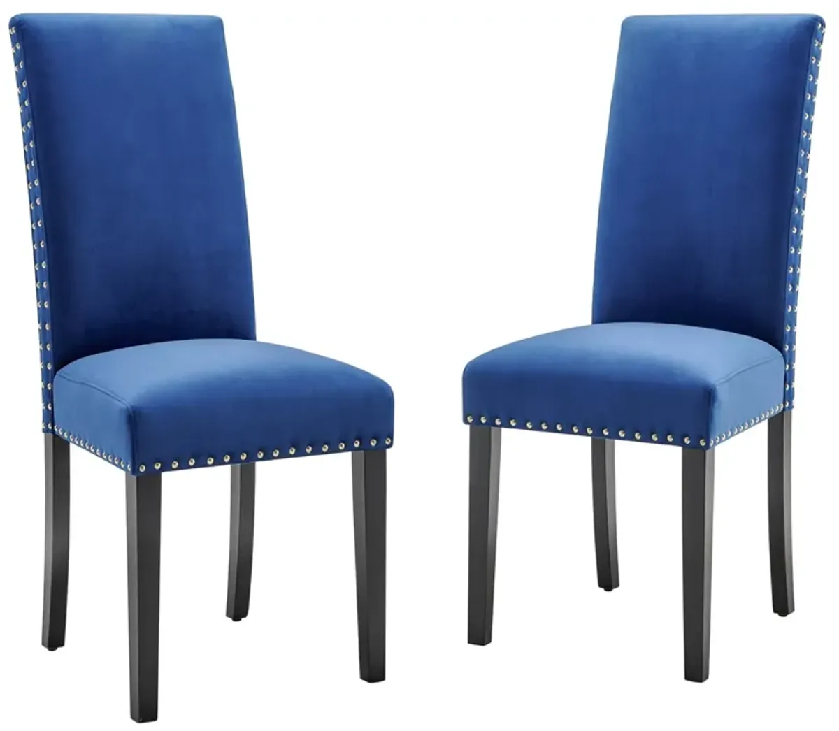 Parcel Performance Velvet Dining Side Chairs - Set of 2