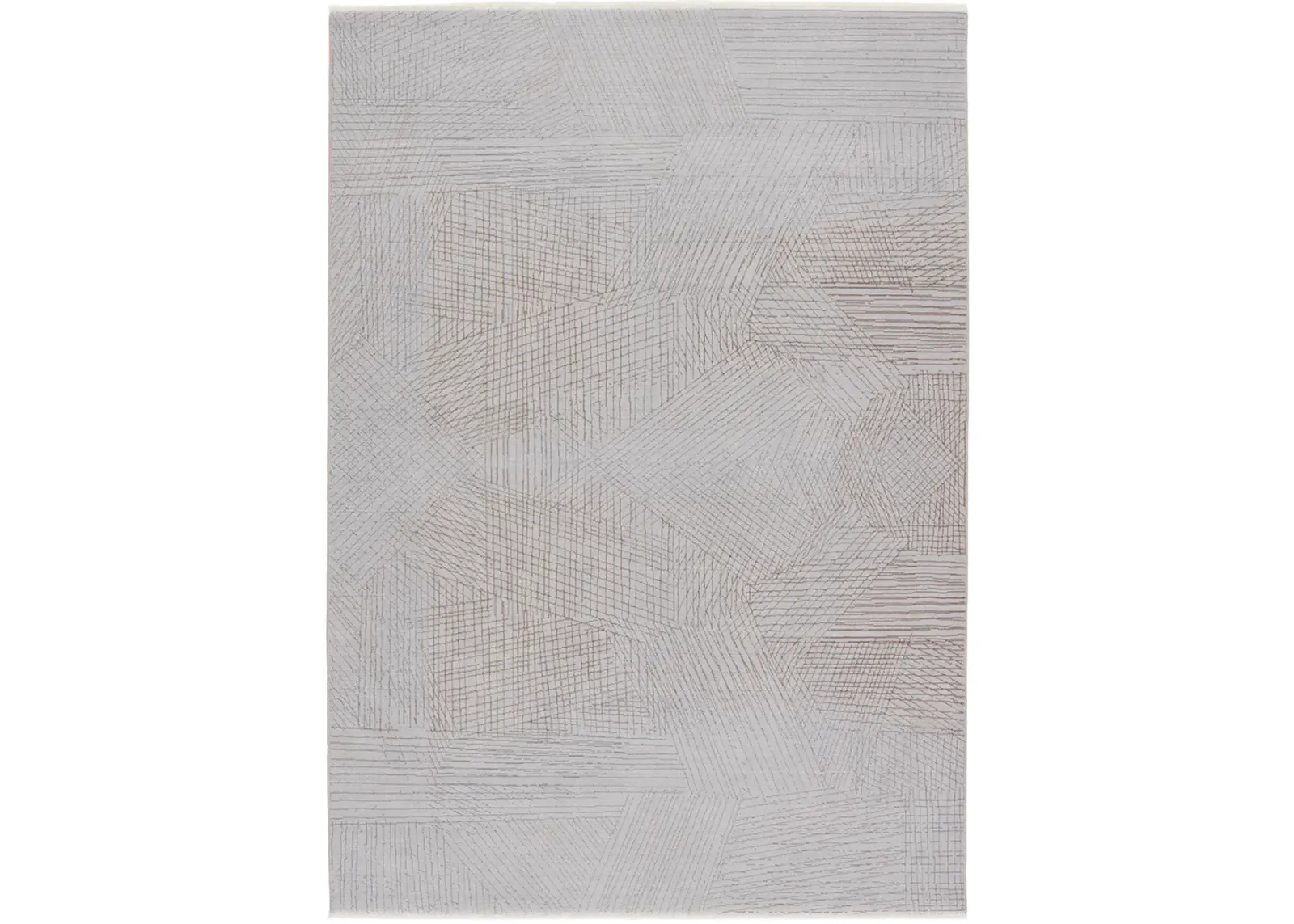 Aura Sayer Gray 2'6" x 8' Runner Rug