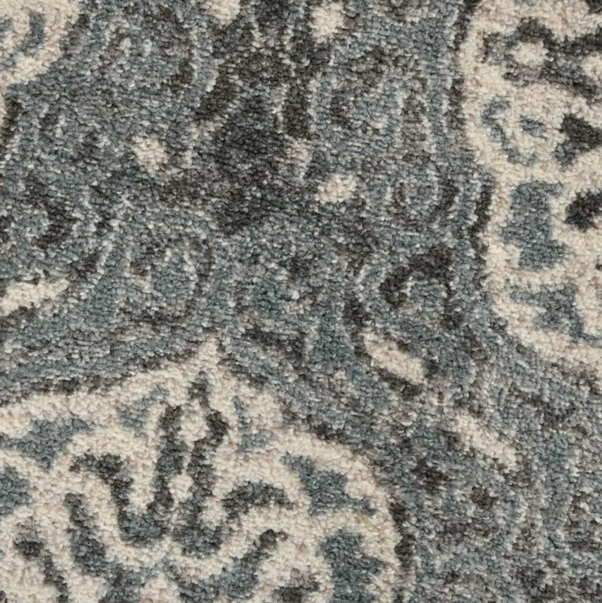 Alexandria Banbury Blue Bordered Area Rug