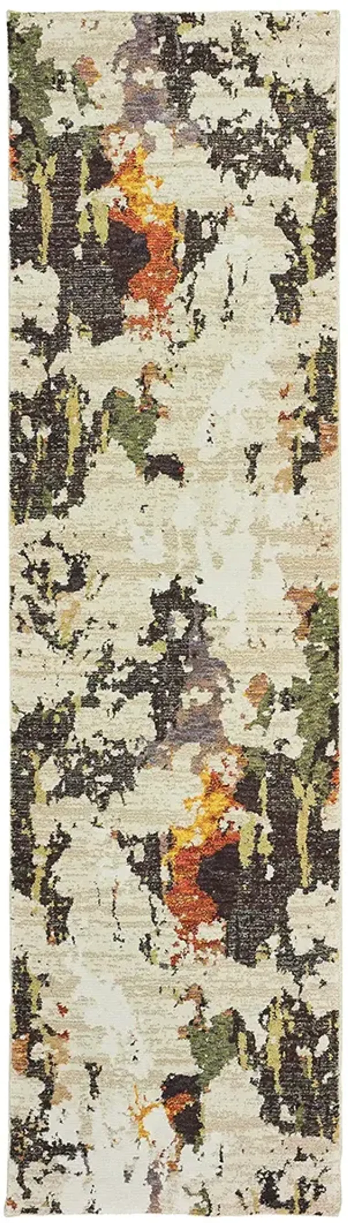 Evolution 2'3" x 8' Beige Rug