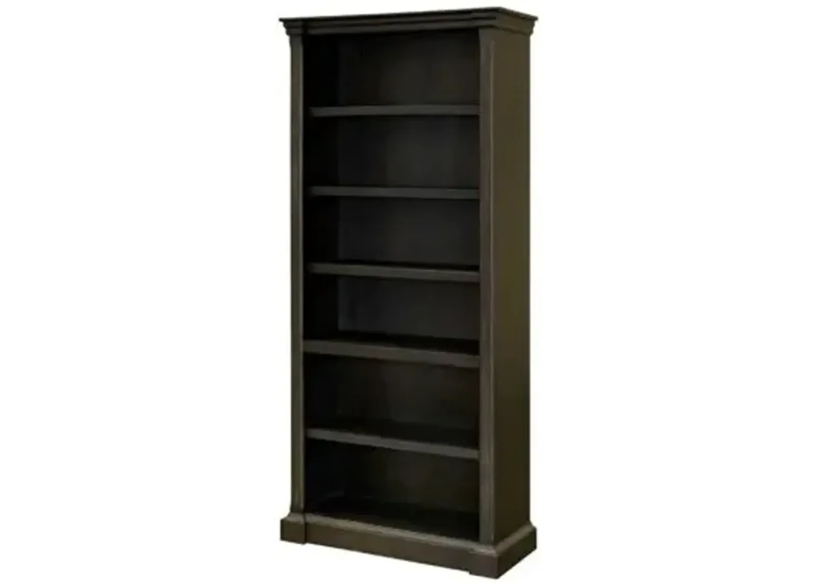 Traditional Wood Open Bookcase