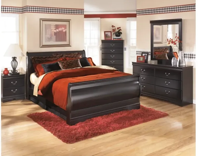 Huey Vineyard Queen Sleigh Bed