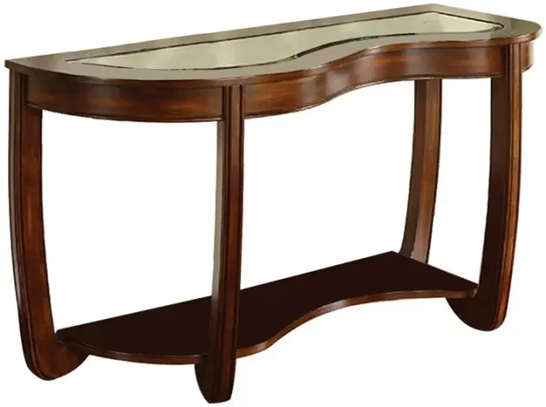 Crystal Falls Transitional Style Sofa Table-Benzara