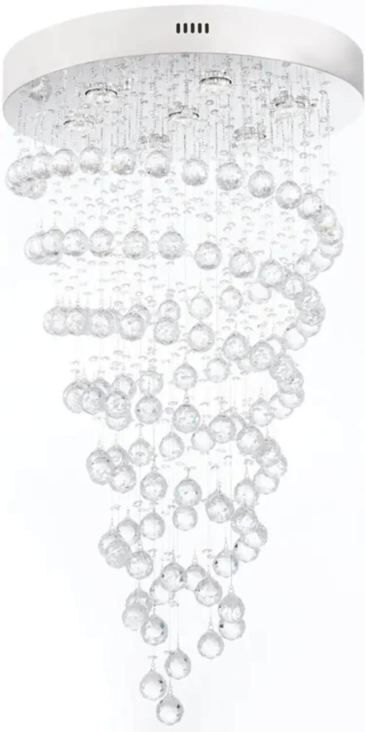 Crystal Chandelier Double Helix 7 LED Light