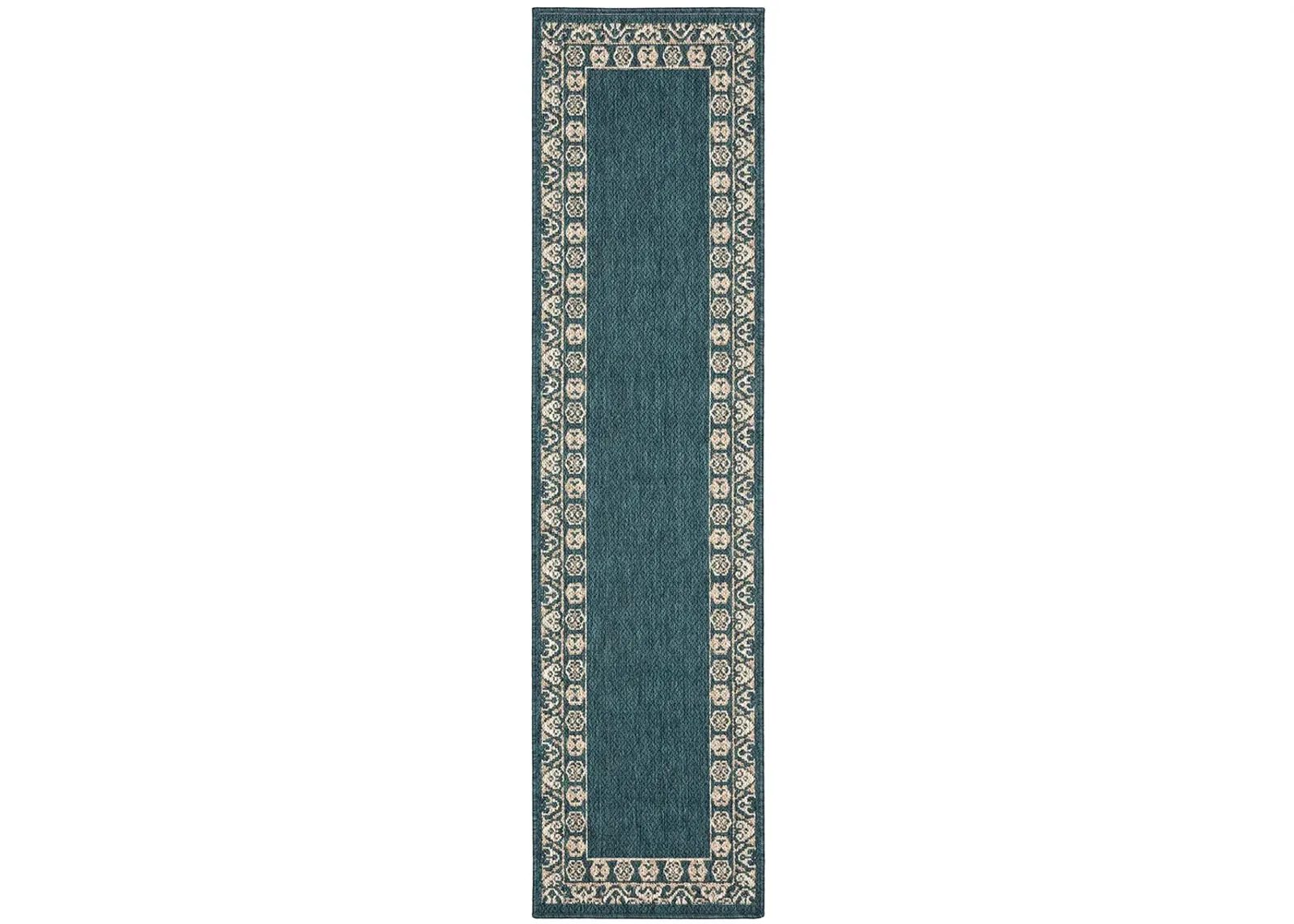 Latitude 1'10" x 7'6" Blue Rug