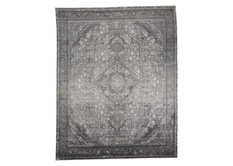 Sarrant 3967F Gray/Silver/Ivory 2'8" x 10' Rug