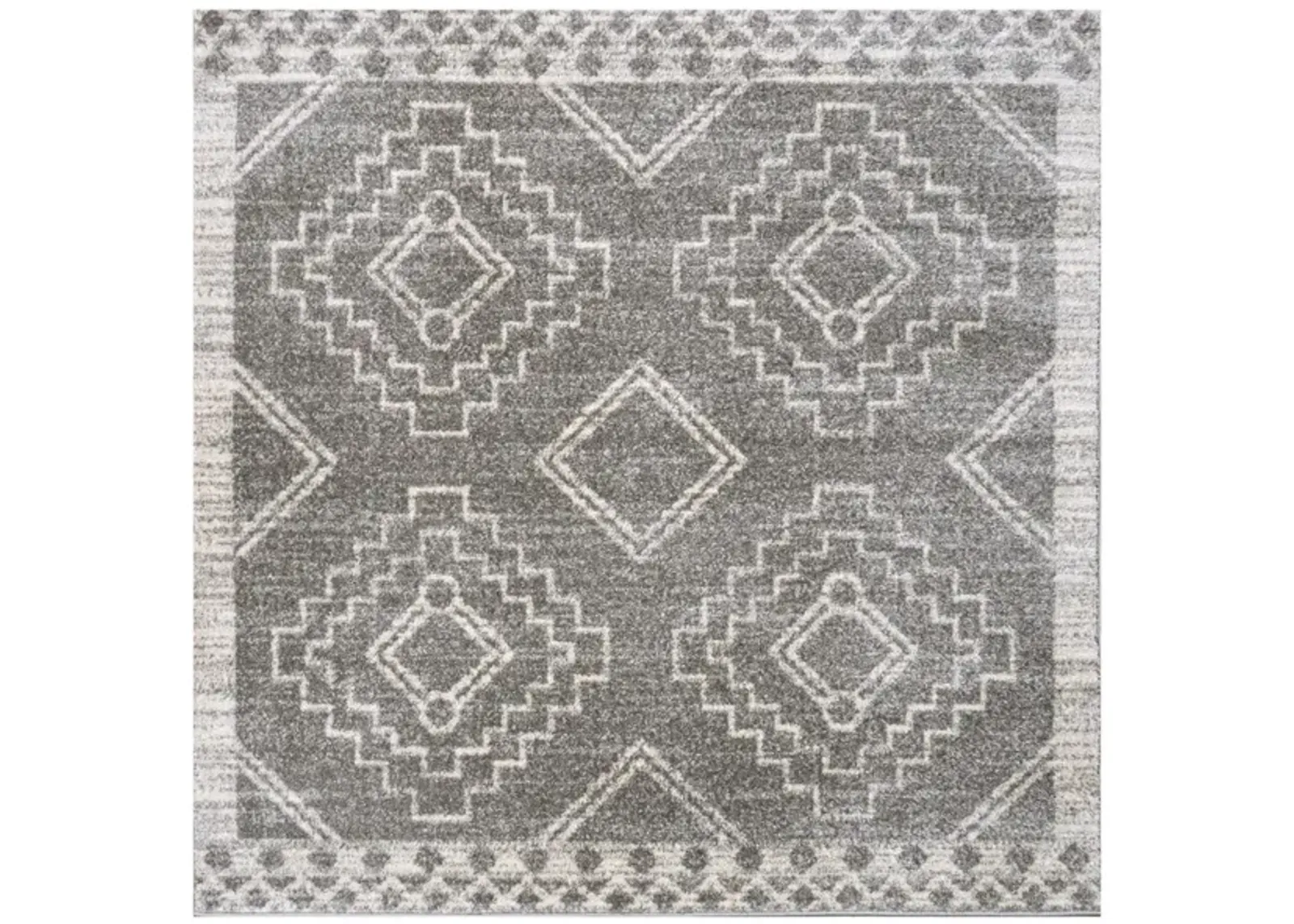 Amir Moroccan Beni Souk Cream/Black. Area Rug