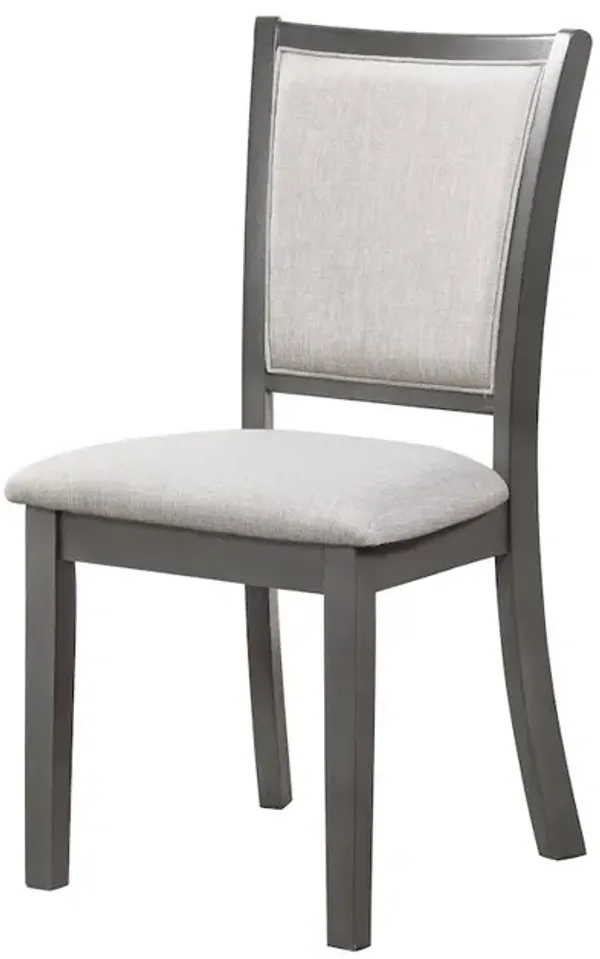 New Classic Furniture Amy Dining Chair (2/Ctn)-Gray