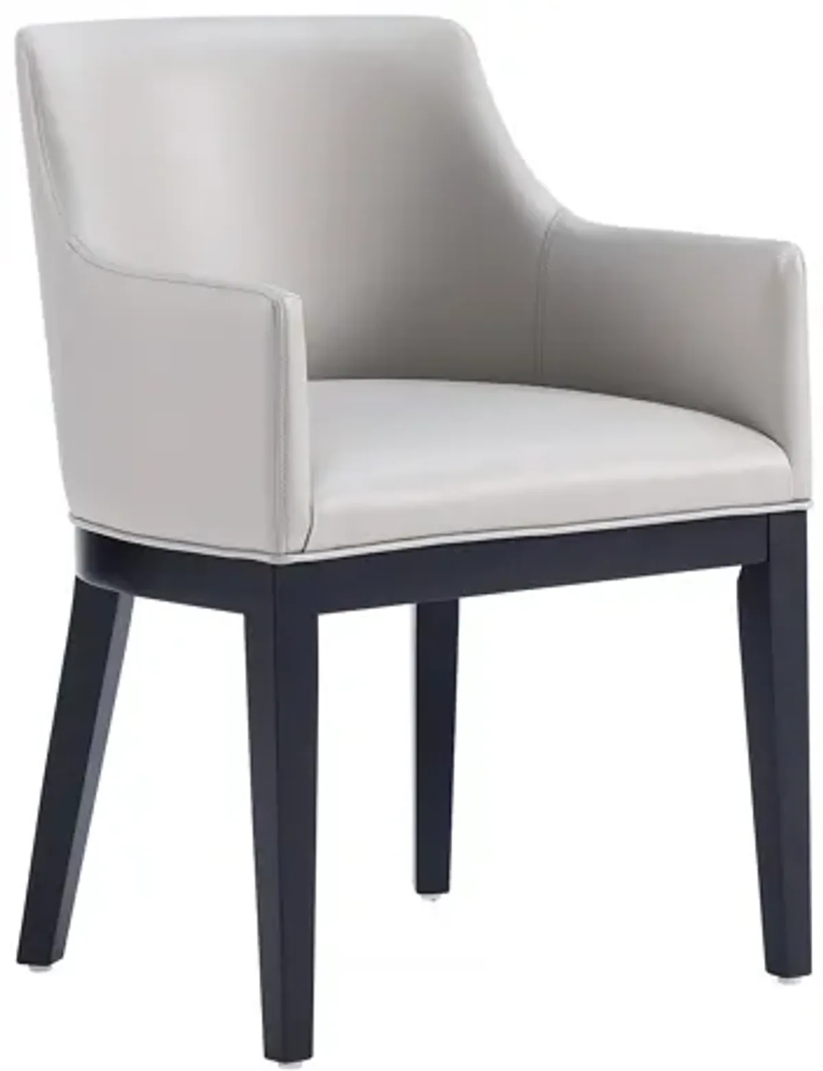 Gansevoort Light Gray Dining Arm Chair