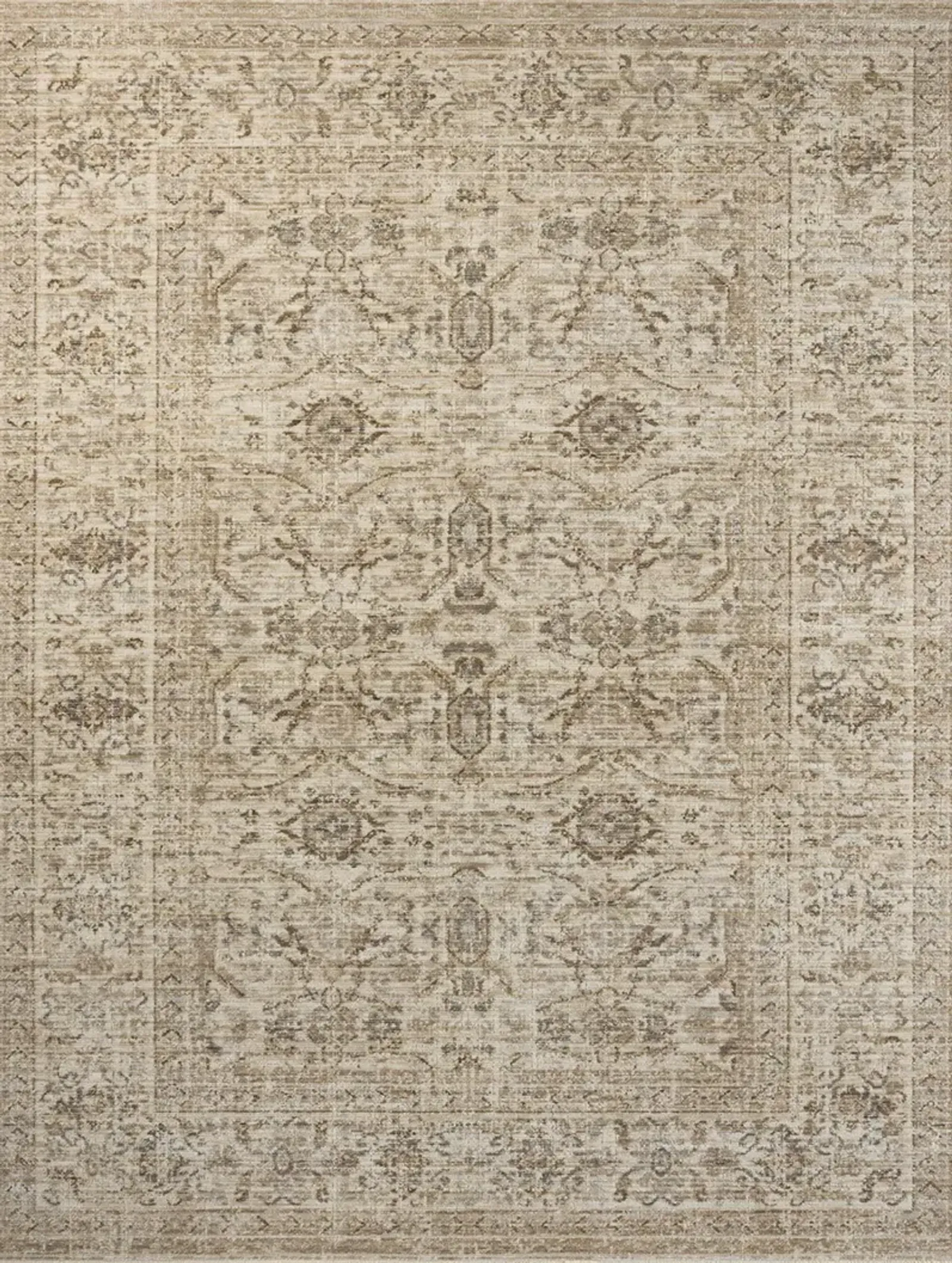 Heritage HER-04 Ivory / Natural 2''5" x 10' Rug by Patent Pending