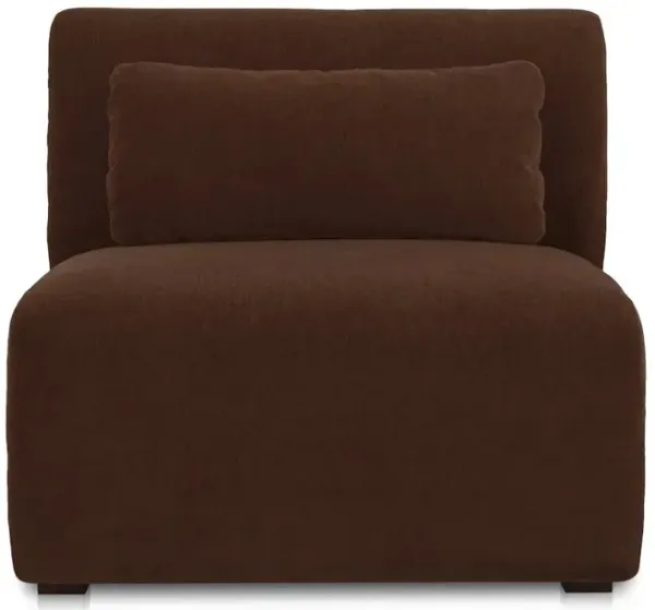 Moe's Home Collection Amelia Slipper Chair Chestnut