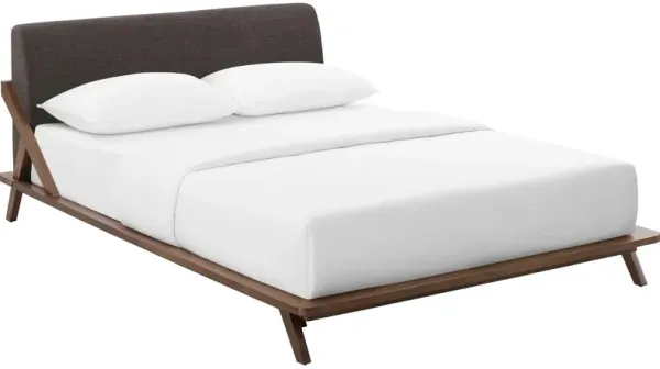 Modway - Luella Queen Upholstered Fabric Platform Bed