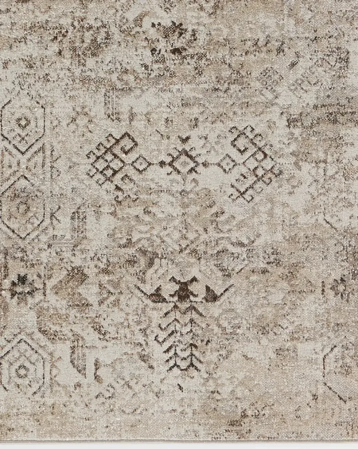 Nadine Kati Brown 2'8" x 10' Runner Rug