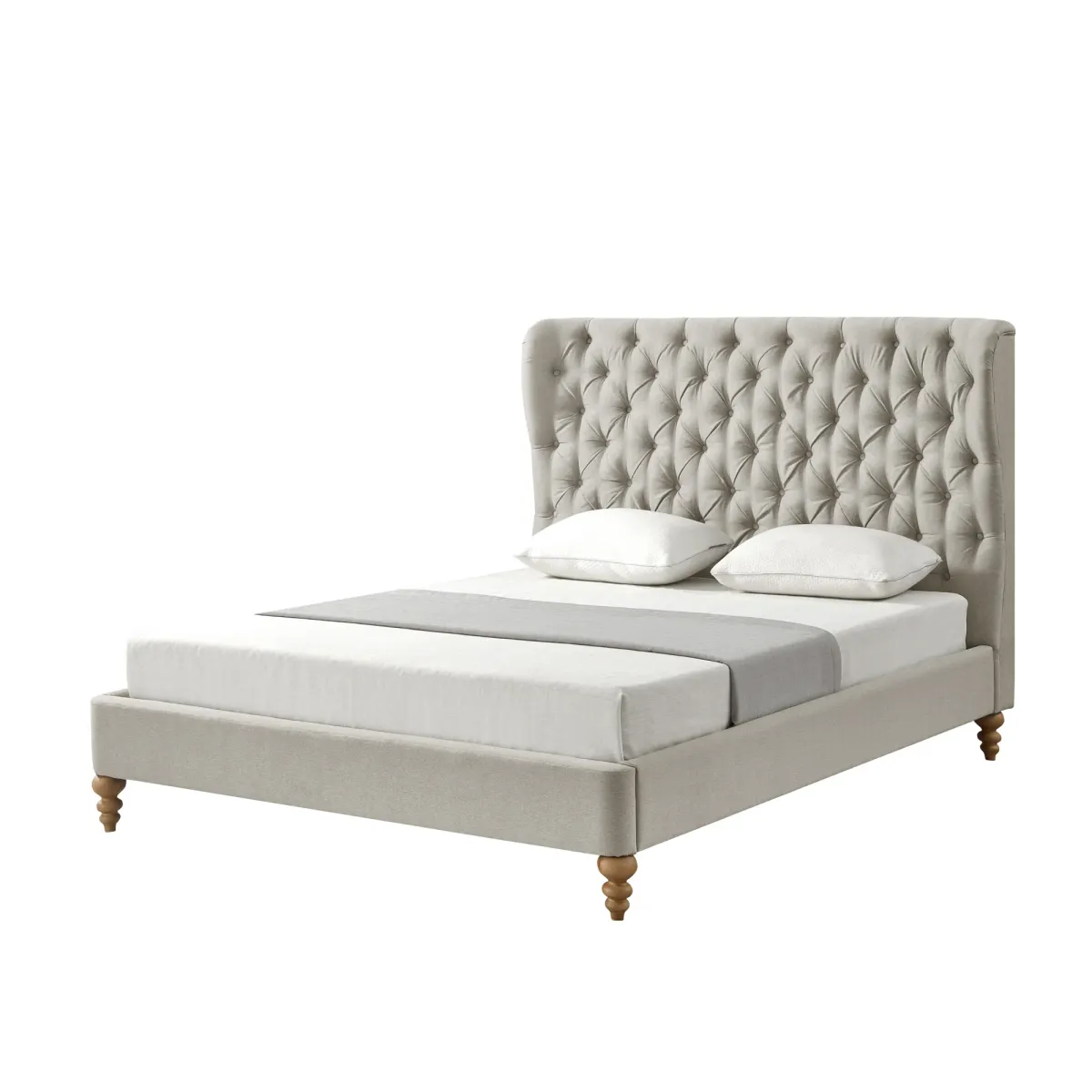 Rustic Manor Adilyn Linen Platform Bed