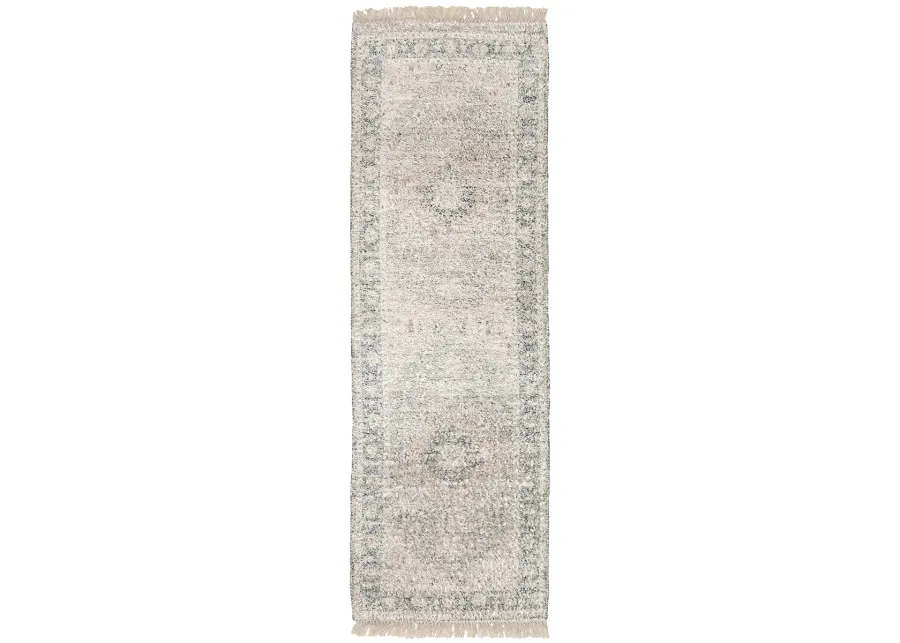 Malabar 2'6" x 8' Beige Rug