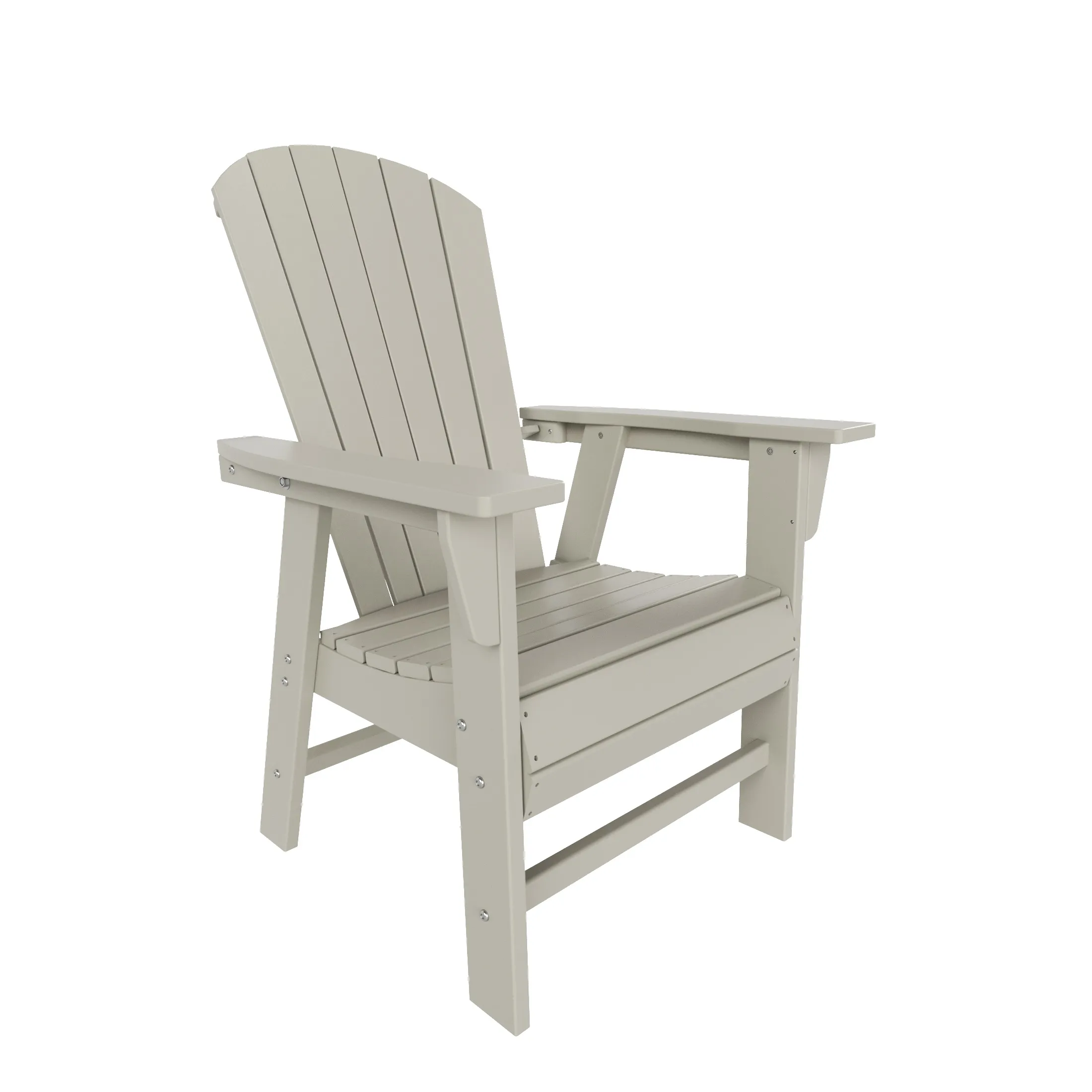 WestinTrends Outdoor Patio Shell-back Adirondack Dining Chair