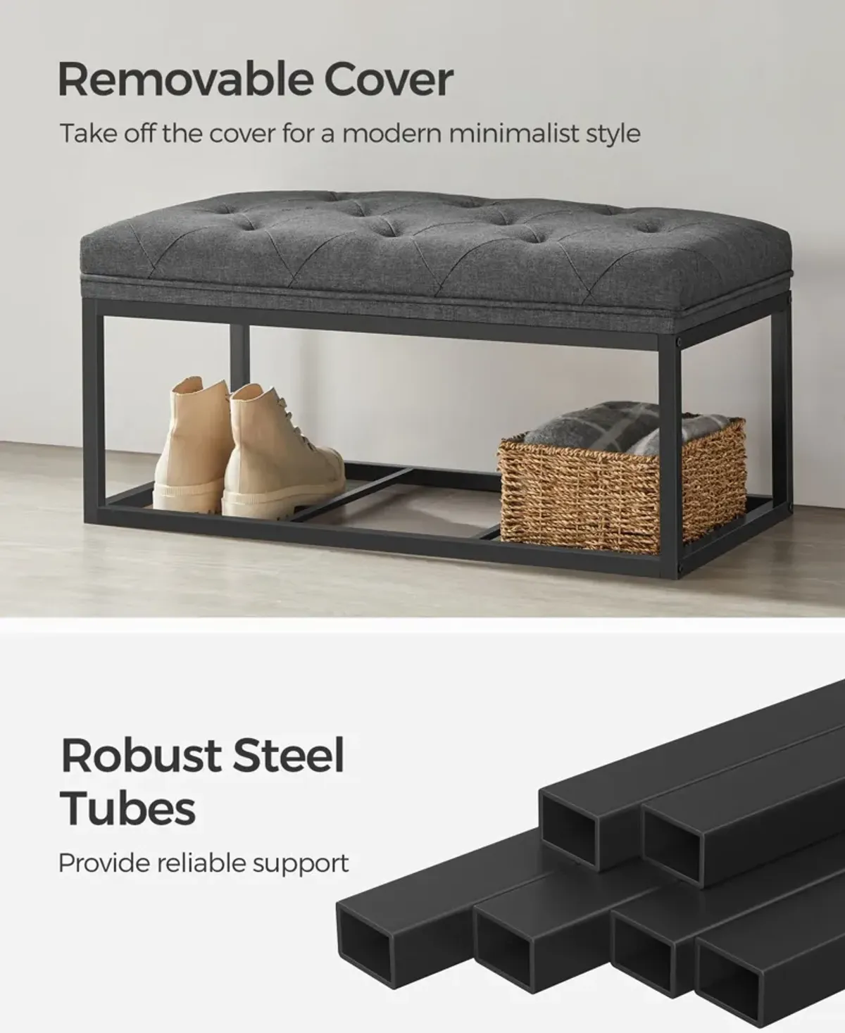 Storage Ottoman Bench for Stylish and Practical Seating