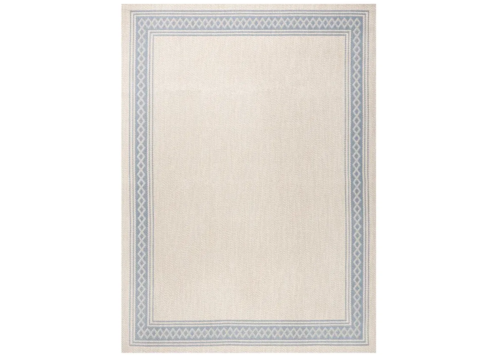 Lucia Classic Diamond Border Indoor/Outdoor Area Rug