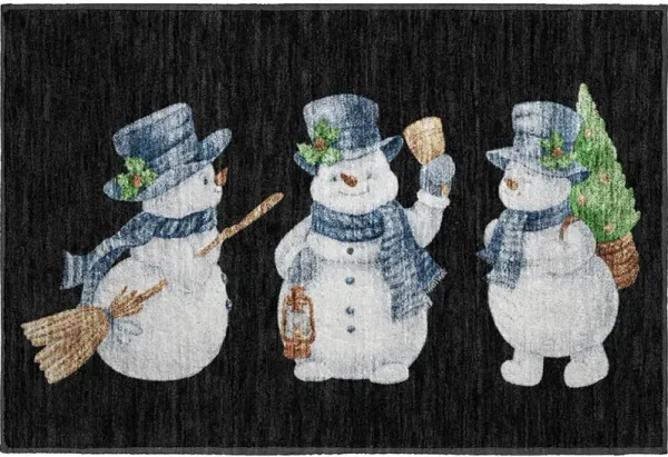 Merry & Bright MY28 Black 20" x 30" Rug