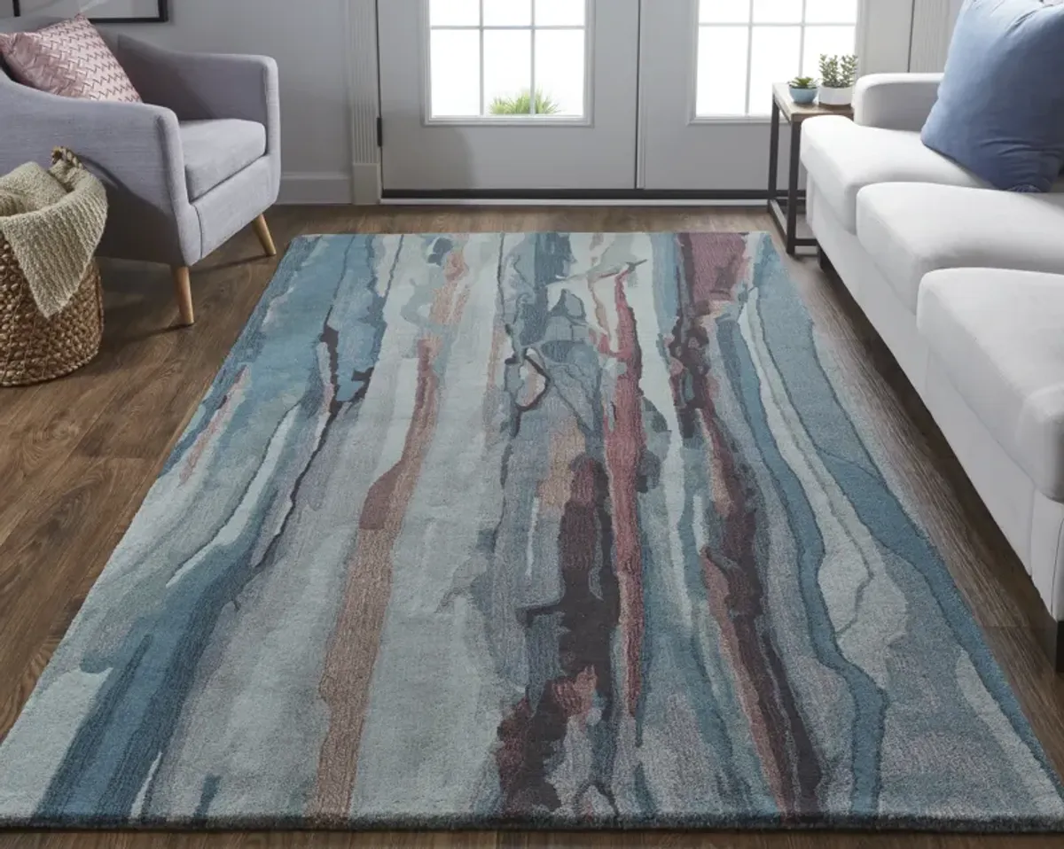 Amira 8634F Blue/Red/Ivory 9' x 12' Rug