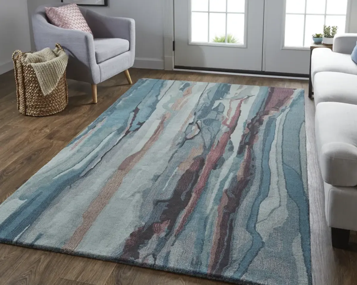 Amira 8634F Blue/Red/Ivory 9' x 12' Rug