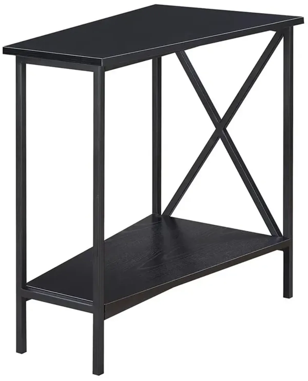 Convience Concept, Inc. Tucson Wedge End Table with Shelf