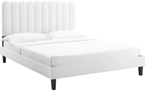 Modway - Reagan Queen Performance Velvet Platform Bed