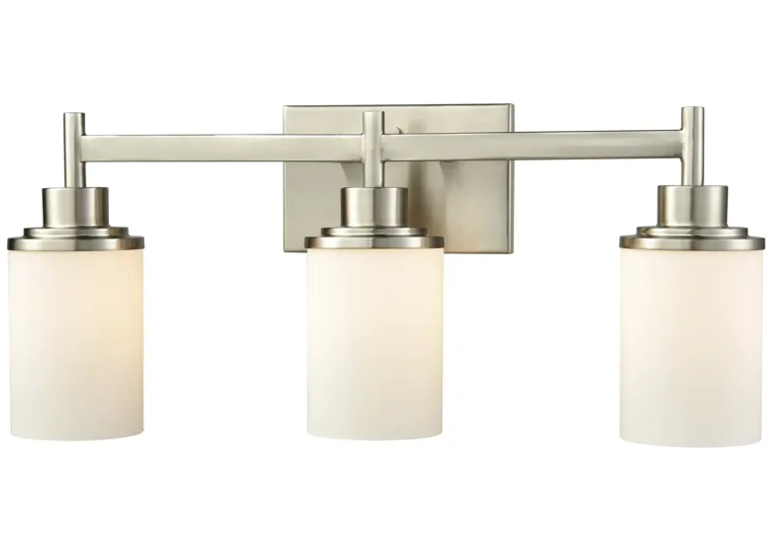 Belmar 22'' Wide 3-Light Nickel Vanity Light