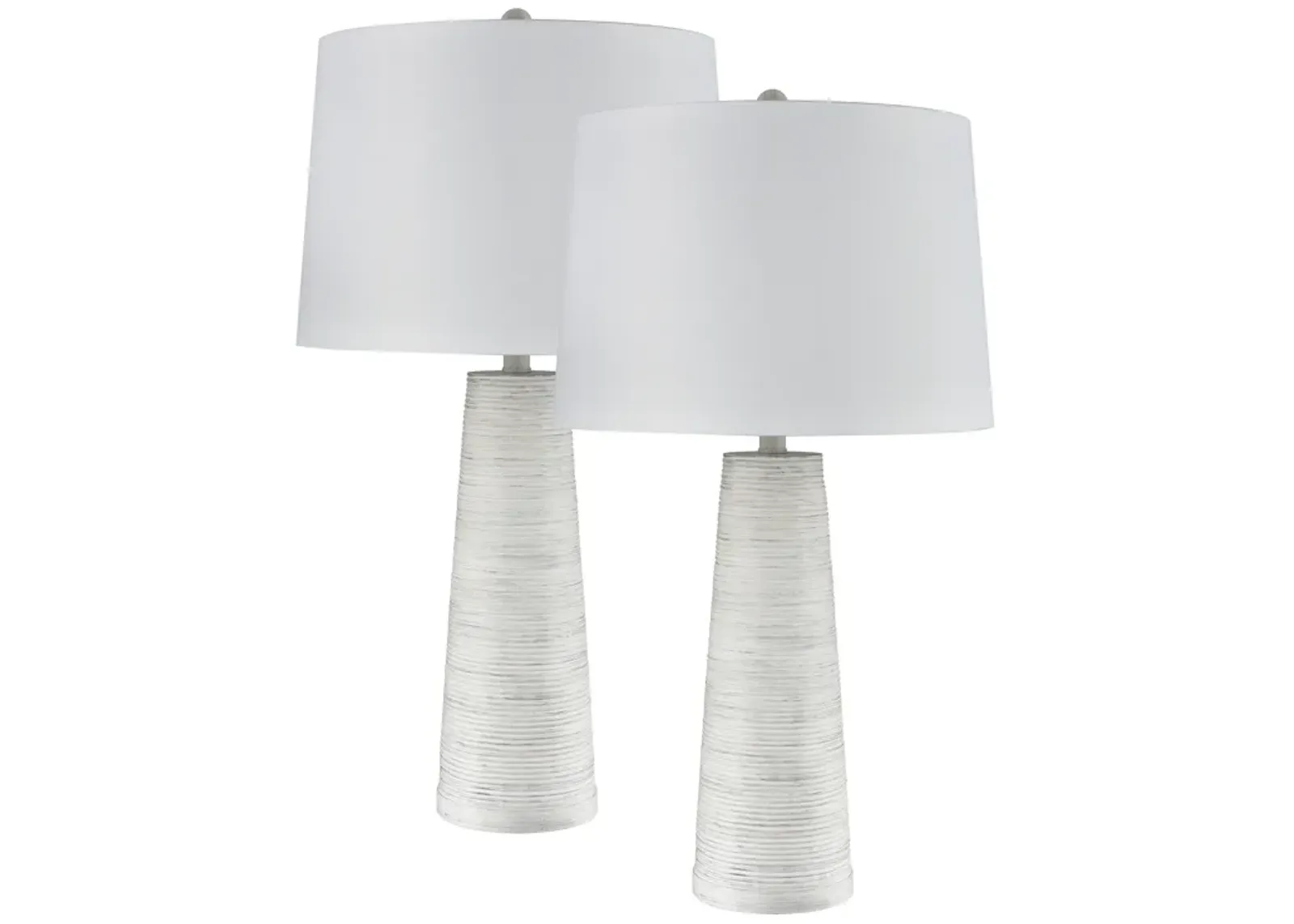 Kent 31'' High Grey 1-Light Table Lamp Set