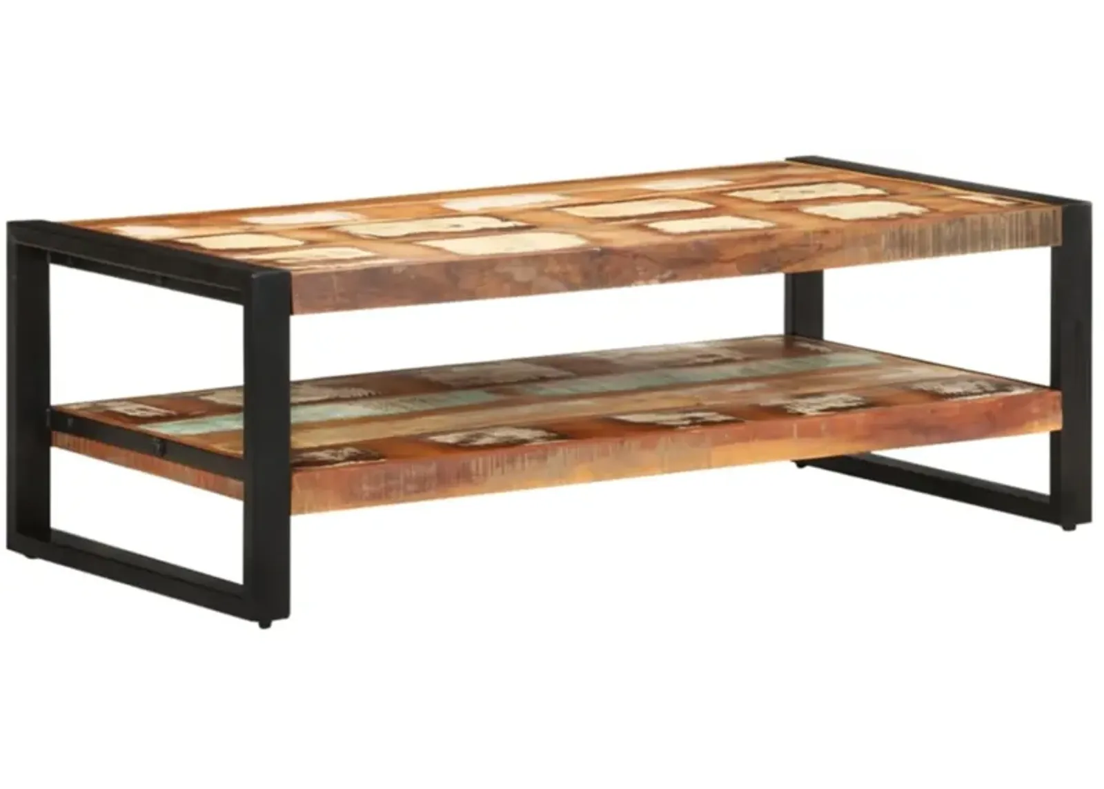 vidaXL Coffee Table 47.2"x23.6"x15.7" Solid Reclaimed Wood