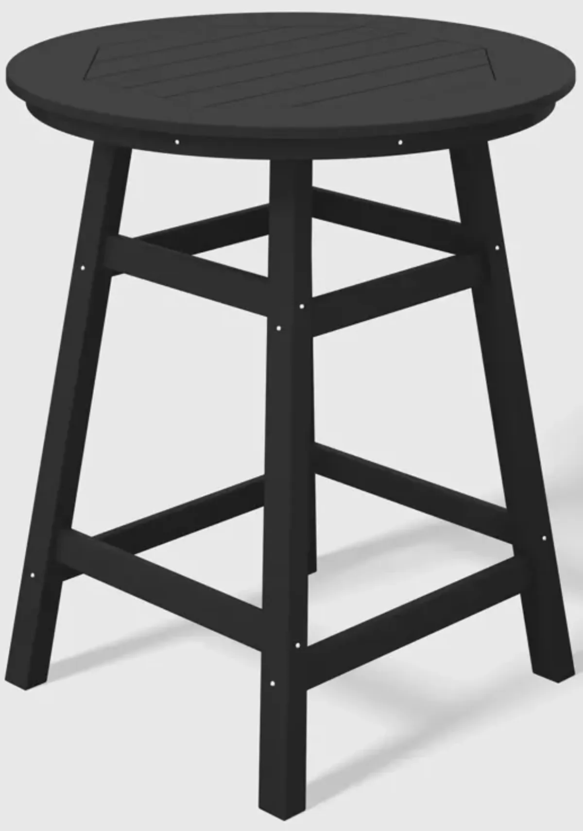 WestinTrends Outdoor 35" HDPE Round Patio Counter Height Bar Table