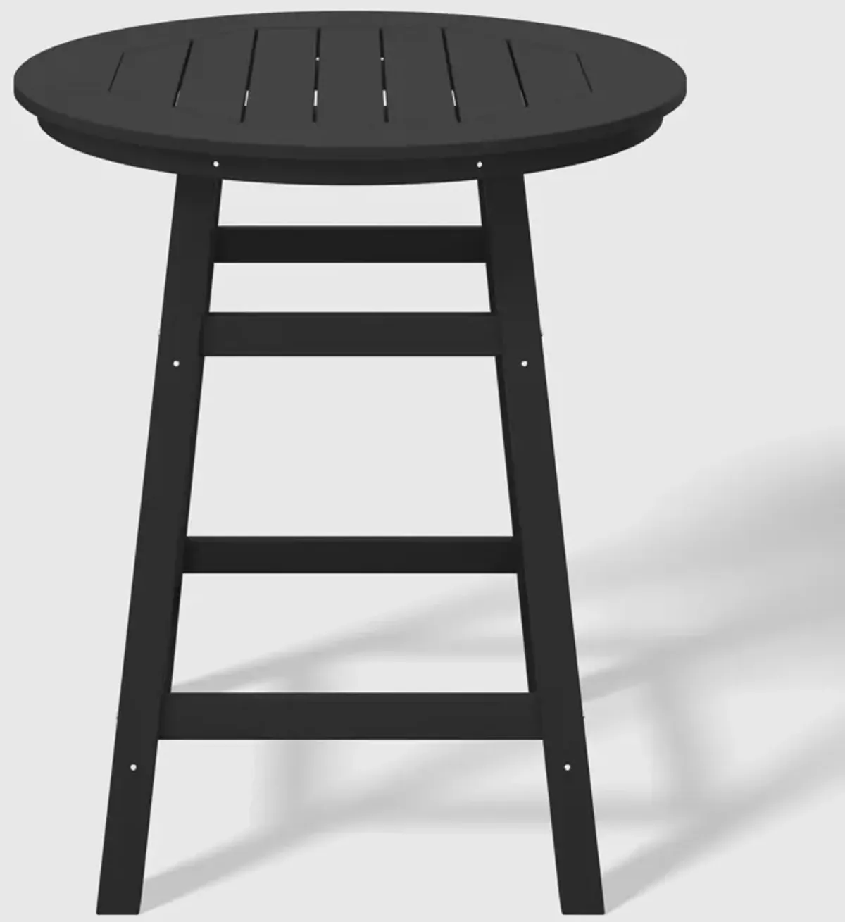 WestinTrends Outdoor 35" HDPE Round Patio Counter Height Bar Table