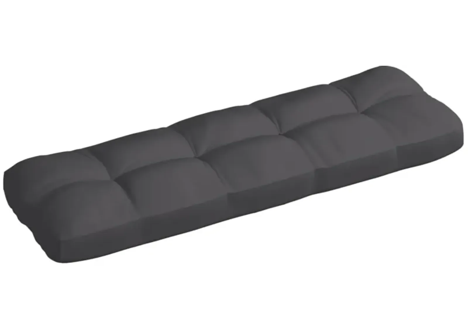 vidaXL Pallet Sofa Cushion Anthracite 47.2"x15.7"x4.7"