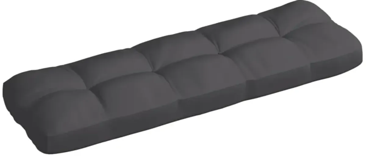 vidaXL Pallet Sofa Cushion Anthracite 47.2"x15.7"x4.7"