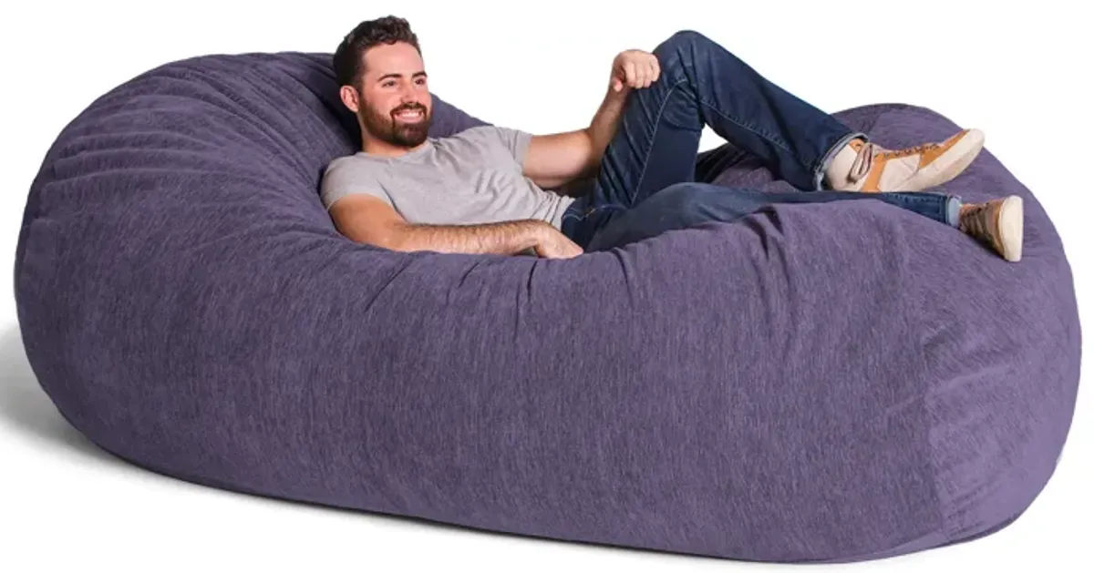 Jaxx 7 Foot Giant Bean Bag Sofa - Premium Chenille