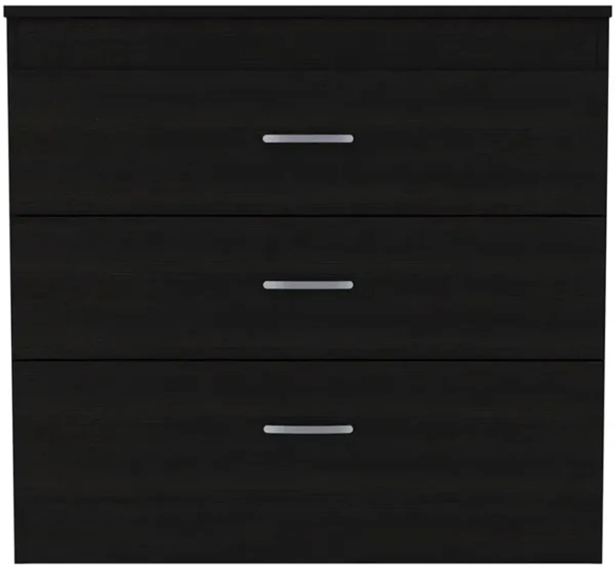 Zurich Three-Drawers Dresser-Black