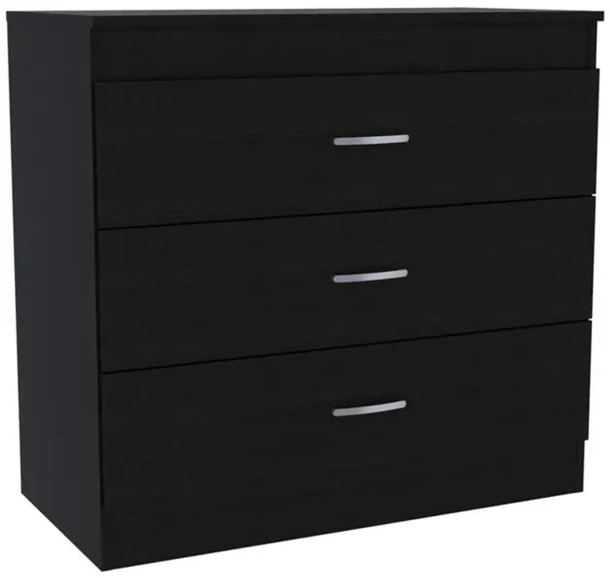 Zurich Three-Drawers Dresser-Black